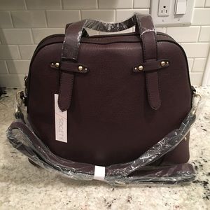 Sole Society Satchel in Oxblood